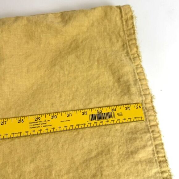 Garnet Hill Yellow Linen Sleeveless Midi Dress 14 - Picture 8 of 8